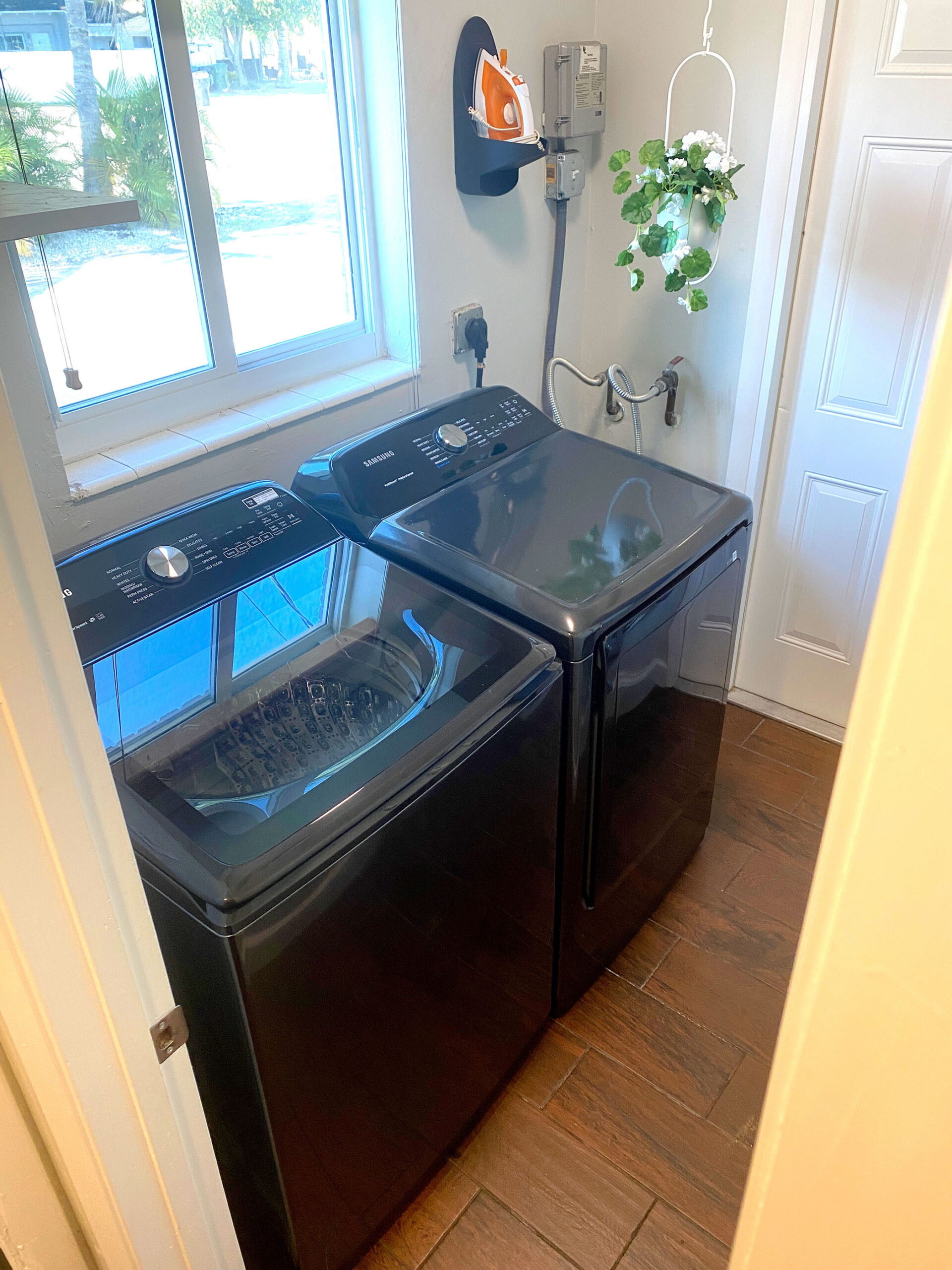 Full-size washer and dryer at Tarpon Harbor 1 vacation rental